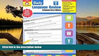 Read Online Daily Language Review, Grade 5 Common Core Edition For Kindle