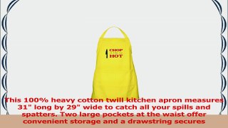CafePress  Chop It Like Its Hot  100 Cotton Kitchen Apron with Pockets Perfect Grilling 31a61b50