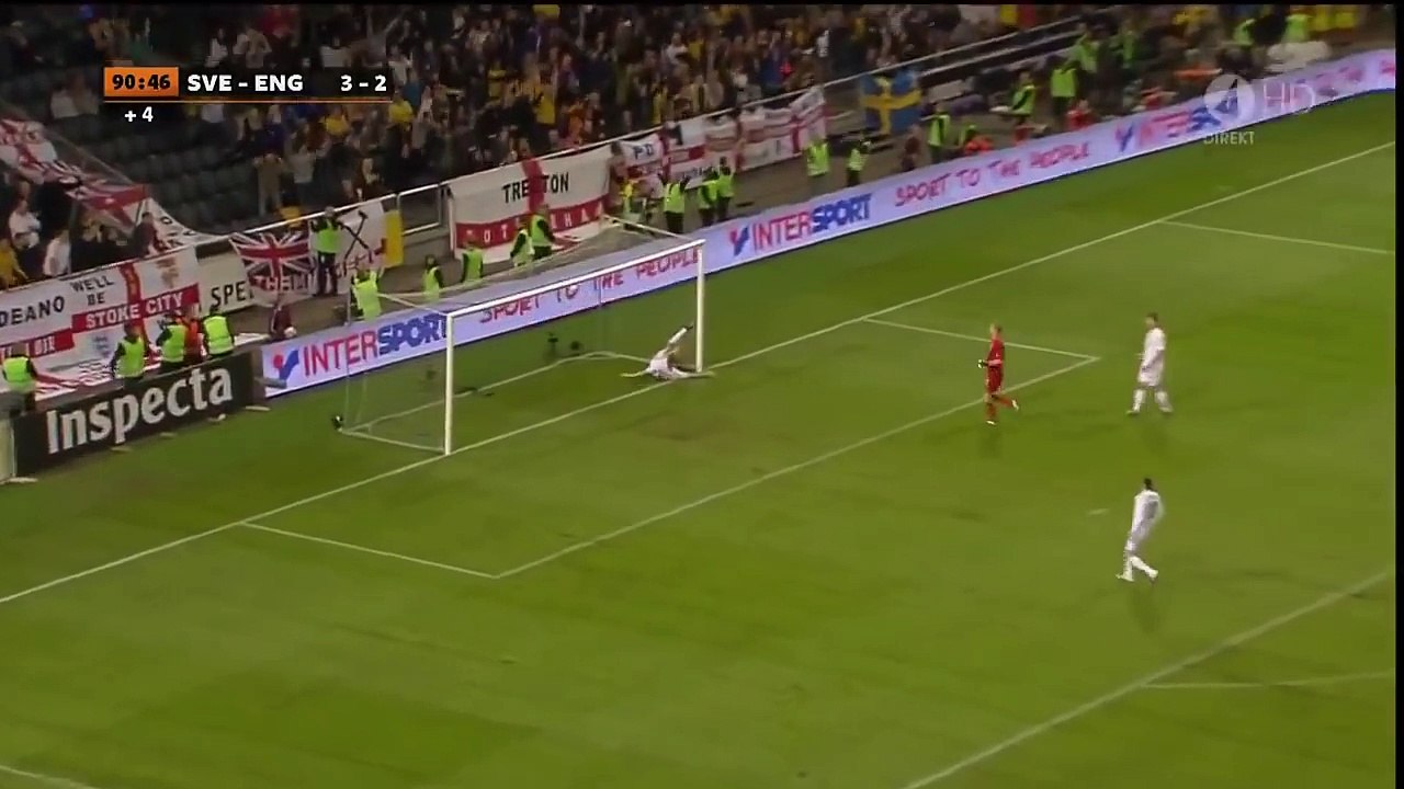 Best soccer goal ever - Zlatan Ibrahimovic Sweden vs England - Bicycle goals kick in HD