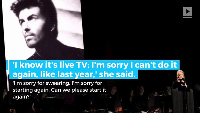 'I can't mess this up for him': Adele stops George Michael Grammys tribute