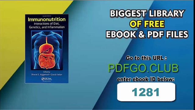 Immunonutrition_ Interactions of Diet, Genetics, and Inflammation 1st Edition