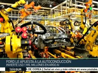Ford establece alianza para desarrollar vehículos autónomos en 2021