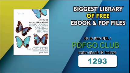 Introduction to Genetic Analysis Solutions MegaManua land eBook 9th Edition