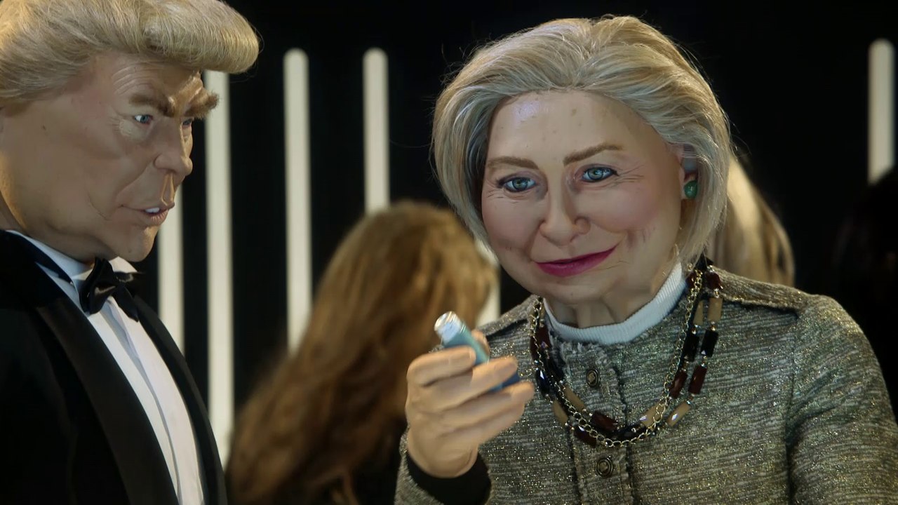 Anuncio Schweppes: Hillary Clinton / Donald Trump - Los Guiñoles - CANAL+