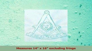 White Masonic Past Master Blue Lodge Apron for the Freemason 3ebfb3d6