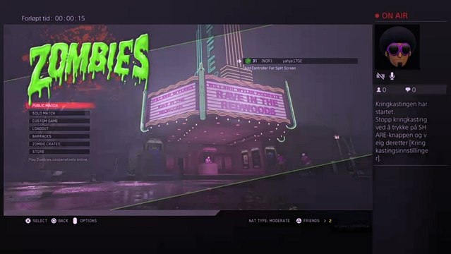 yahye1702s direkte PS4-kringkasting