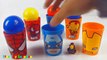 SUPERHERO CUPS SURPRISE EGGS UNBOXING FOR KIDS MARVEL AVENGERS AWESOME TOYS