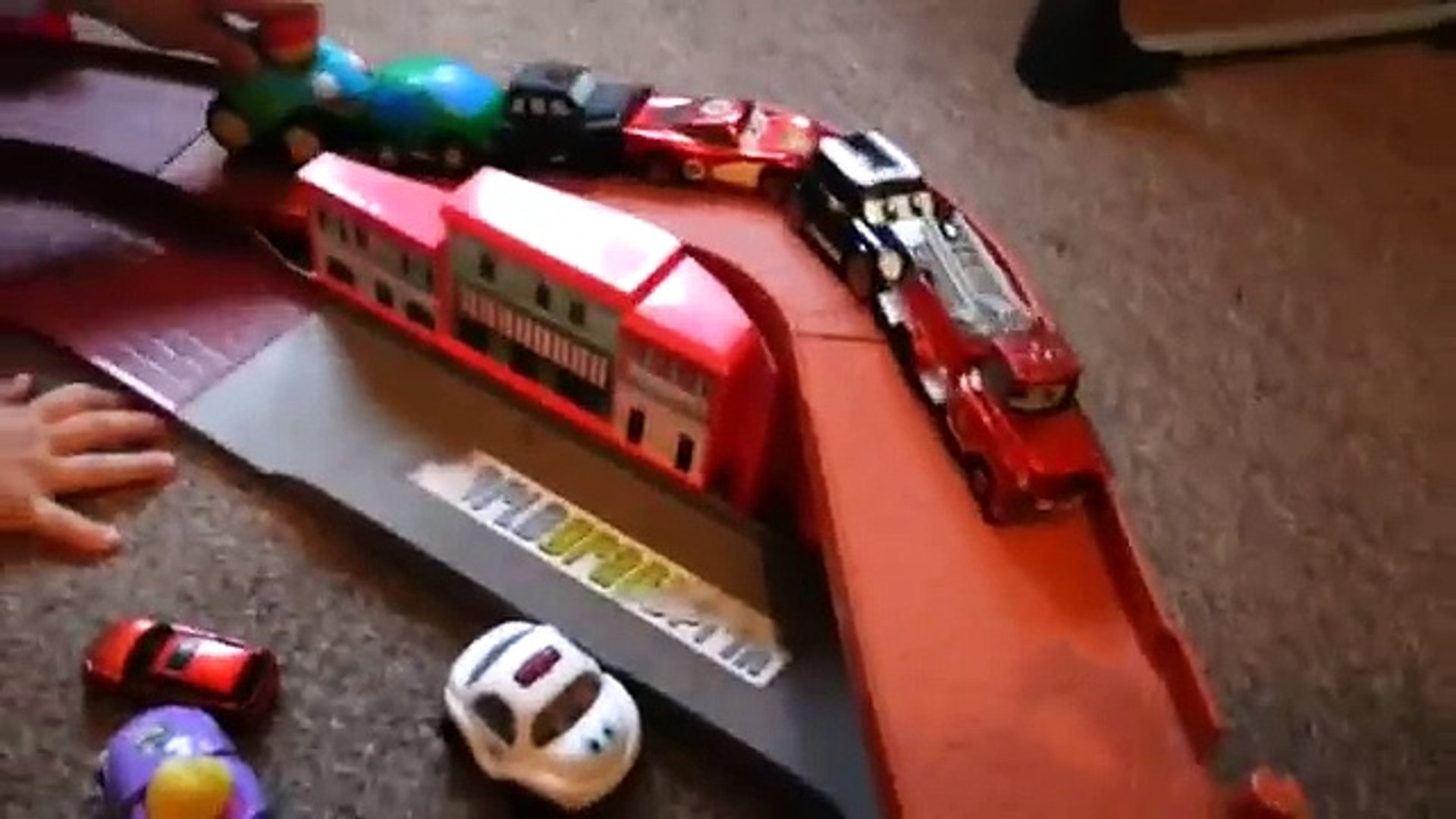 Cars Toys Mater and McQueen Racing Disney cars collection cars alive