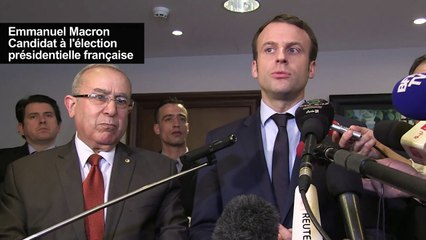 Emmanuel Macron entame une visite de deux jours à Alger