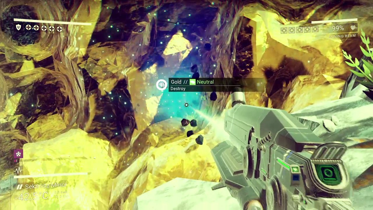 No Man's Sky gold mining