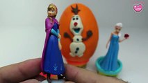 Olaf Surprise Eggs Play Doh Disney Elsa Anna Disney Frozen Surprise Toys