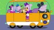 Pigs in Mickey Mouse Clubhouse Costumes Wheels on the Bus go round and round