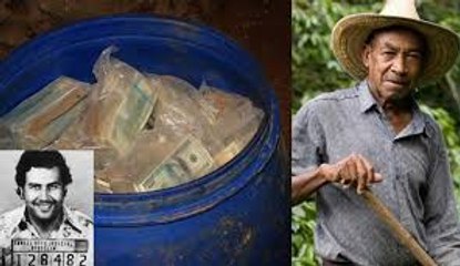 $600 Million buried in Drums found by farmer. PABLO ESCOBAR!