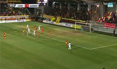 Abdul Ozgen GOAL HD - Goztepe	1-1	Balikesirspor 13.02.2017