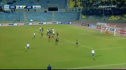 Emanuel Perrone Goal HD - Iraklis 1-1 AEK 13.02.2017