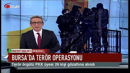 Bursa'da terör operasyonu (Haber 13 02 2017)