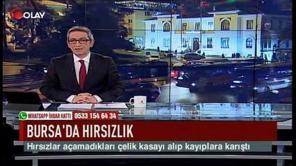 Çelik kasayı alıp kaçtılar (Haber 13 02 2017)