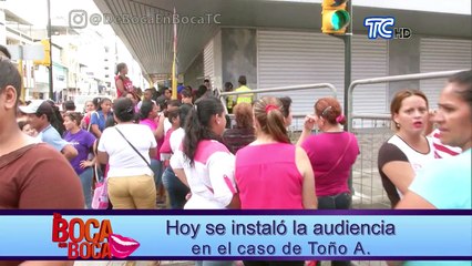 Rahab y padre de Toño A. se pronuncian acerca de este día de audiencia