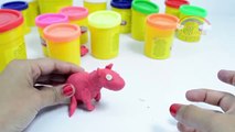 Zoo Animals Play Doh Toys Collection | Animal Colors for Kids | Dinosaur Play Doh Toys