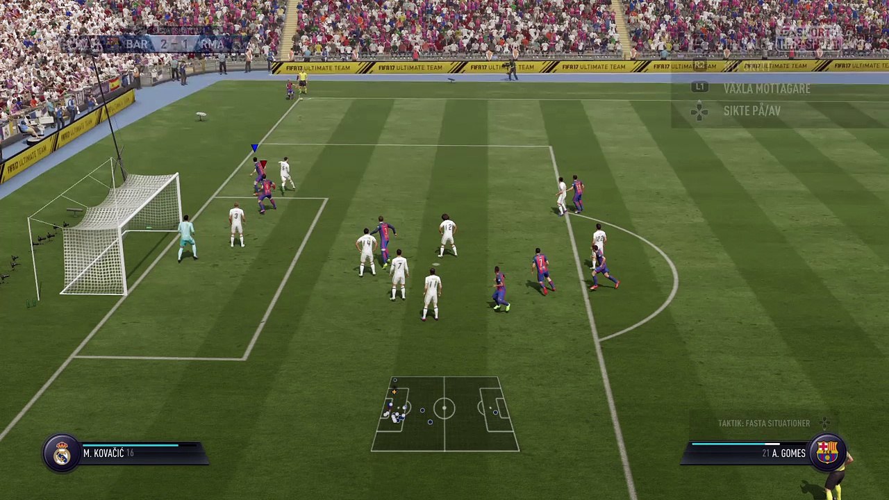 FIFA17 - Messi Corner Goal