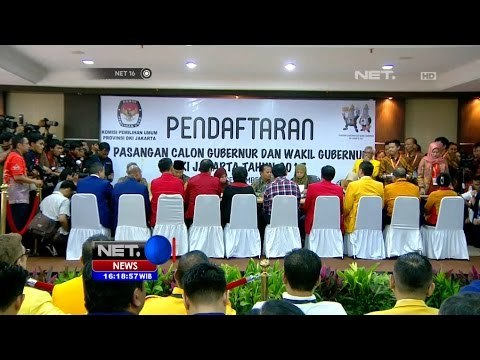 Ketiga Pasangan Cagub dan Cawagub DKI Jakarta telah Terverifikasi - NET 16