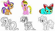 Mi Pequeño Pony para Colorear las Páginas del Libro Fluttershy MLP Video para Niños Arte | Juguete de Haber