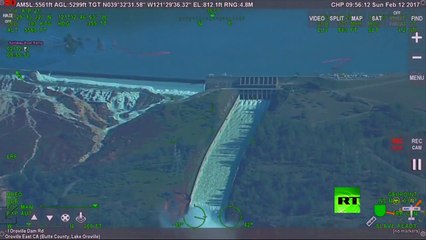 مشاهد من سد أوروفيل المدمر شمال كاليفورنيا