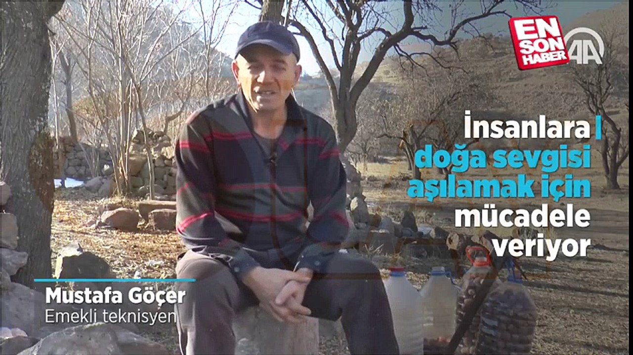 Ağaç tohumlarını toprakla buluşturuyor | Video Olay