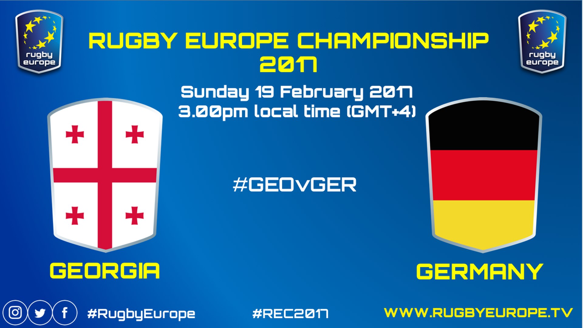 GEORGIA / GERMANY - RUGBY EUROPE CHAMPIONSHIP 2017