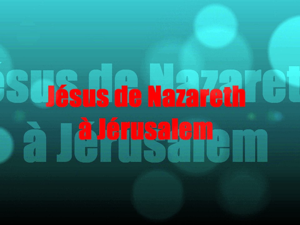 La fresque musicale "Jésus de Nazareth à Jérusalem" Pascal Obispo