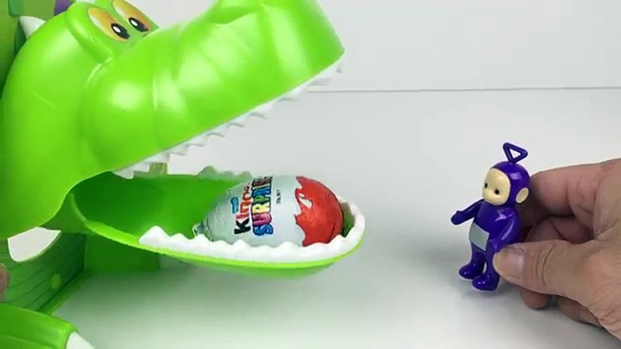 Teletubbies Tinky Winky With Dino And Kinder Surprise Chocolate Egg