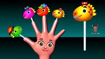 Finger Family Dinosaurs Cartoons | Finger Family Dinosaurs Cake Pop Song | Children Nursery Rhymes