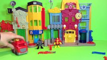 Imaginext Rescue City Center Playset Toy Unboxing! 2 Figures and Fire Truck Vehicle!