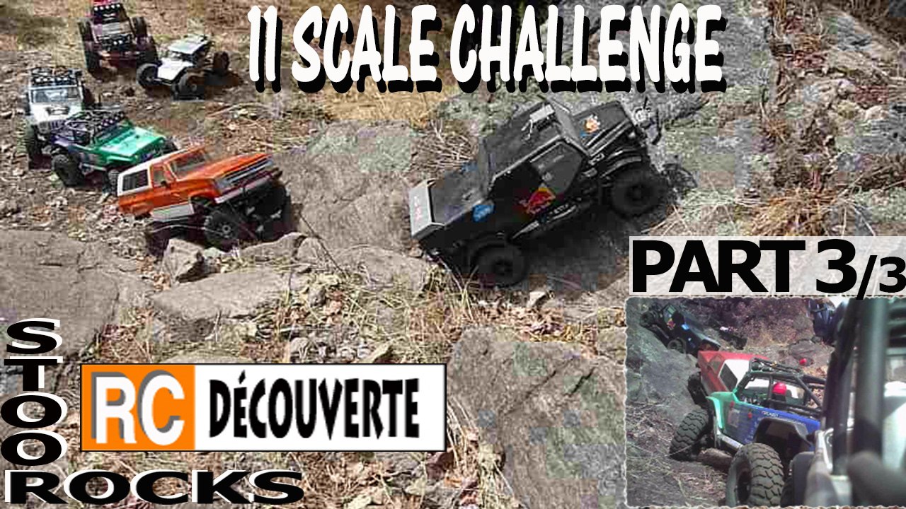 11 Rc Scale Crawl Challenge sur Rochers Racines Gorges Clisson France PART 3