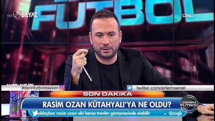 Rasim Ozan Kütahyalı hasta - programa çıkmadı