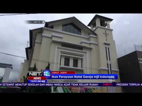 Pohon Natal Dari Sedotan di Garut Jawa Barat - NET 12