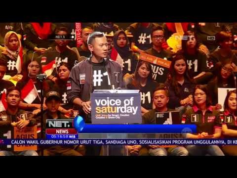 Cagub Agus Yudhoyono Gelar Pidato Politik Yang Ke Lima - NET 5