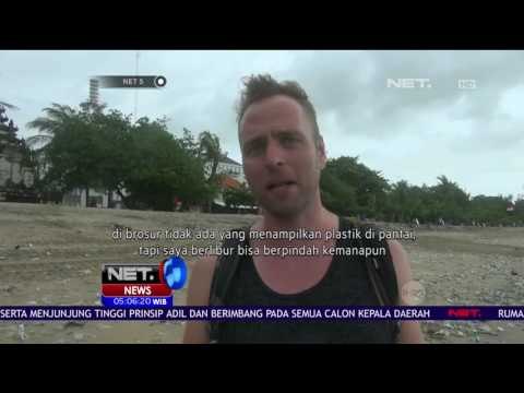 Jadwal Tahunan, Sampah Plastik Menumpuk di Pantai Kuta dan Seminyak Bali - NET 5