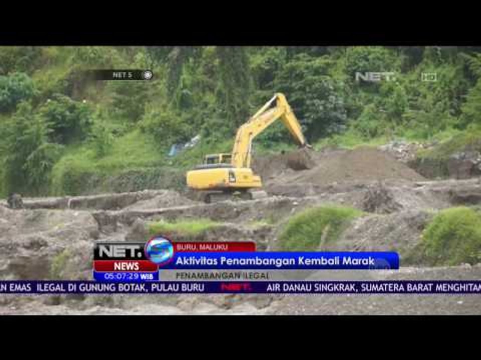Penambang Emas Liar Kembali Marak, Normalisasi Sungai Terhambat di Pulau Buru Maluku - NET 5