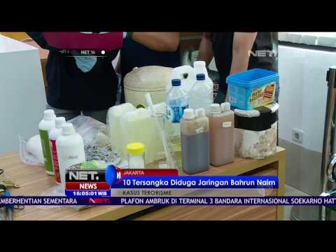 Polisi Amankan 10 Tersangka Teroris Jaringan Bahrun Naim - NET 16