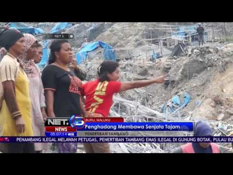 Penertiban Penambang Emas Ilegal Berakhir Ricuh NET5