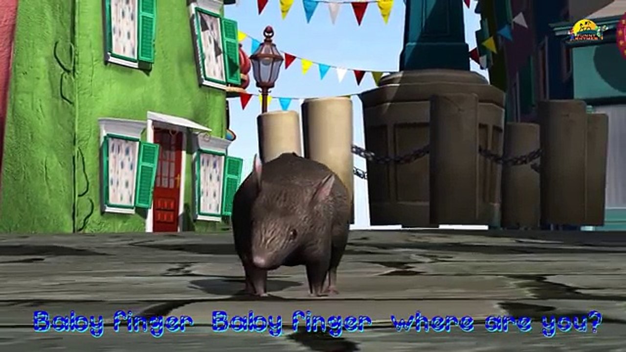 Rat Finger Family Nursery english 3d rhymes | Children Animated finger family song