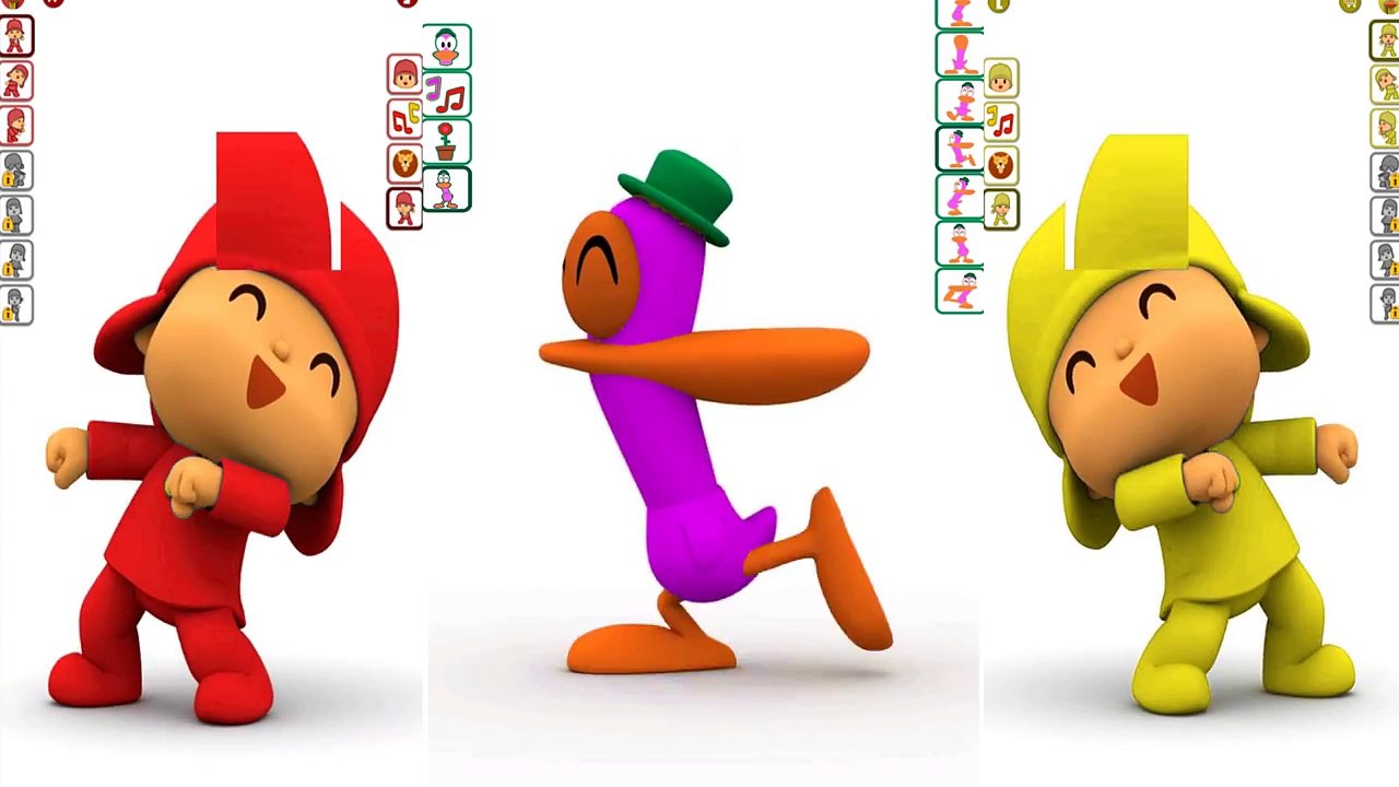 Aprender los Colores con Talking Pocoyó Coches de Pintura de Aprendizaje de Colores y Canciones para los Niños Childre