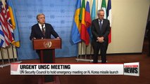 UN Secretary General Antonio Guterres denounces N. Korea's ballistic missile test