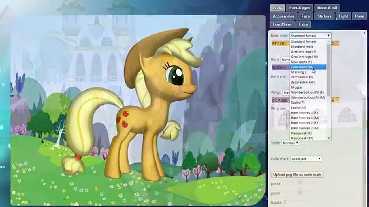 My Little Pony 3D Pony Creator Game - Lets Make Princess Luna! - Best APPS for KIDS