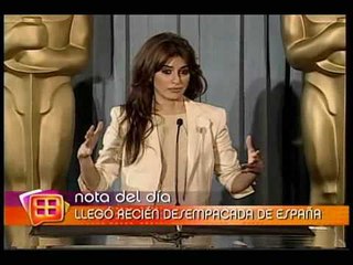 Penelope Cruz habla en el brunch de los Oscares
