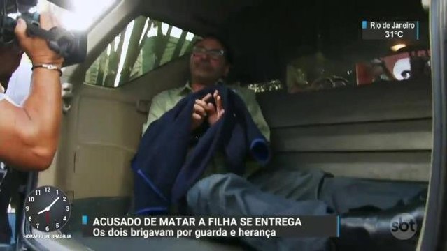 Homem que matou a filha por causa da herança se entrega à polícia