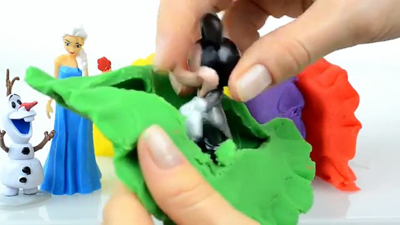 Frozen Kinder Surprise eggs Play doh My little pony Toys Disney Mickey mouse Egg Spongebob