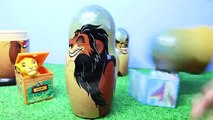 LION KING Lion Guard Nesting Eggs SURPRISE Russian Dolls ~ RARE Lion King Finger Puppet & Kion Toys