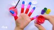 Learn colors Rainbow Hand Body Painting Finger Family Nursery Rhymes Kids Video